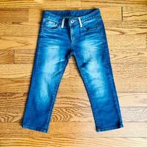 Wheel Vintage Denim Slim Stretch Blue Skinny Pedal Pushers Jeans Women’s Size M